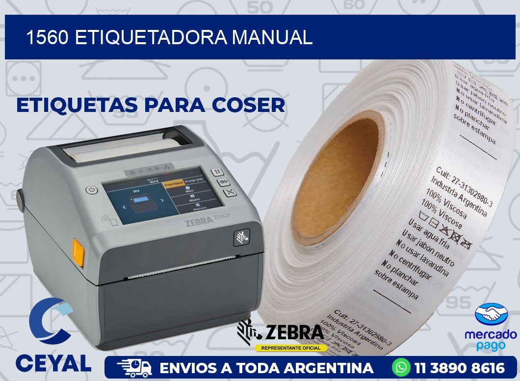 1560 ETIQUETADORA MANUAL
