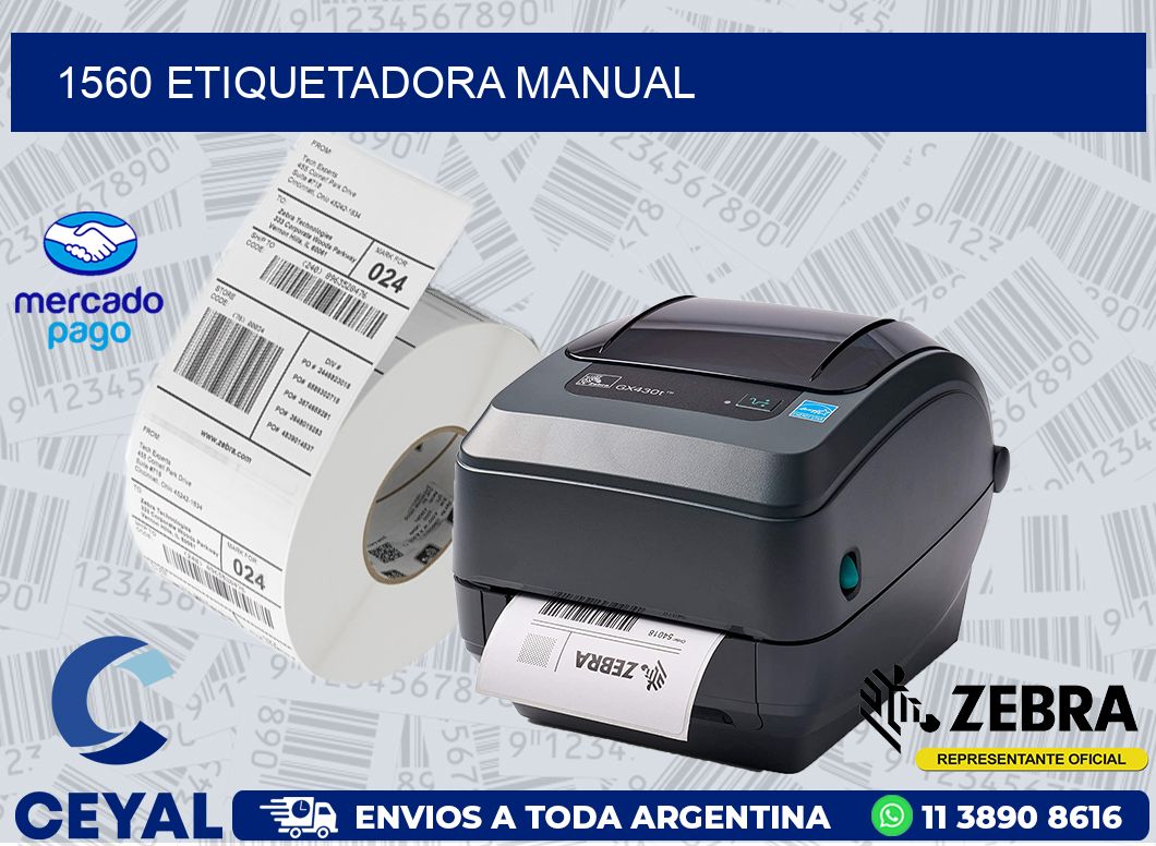 1560 ETIQUETADORA MANUAL