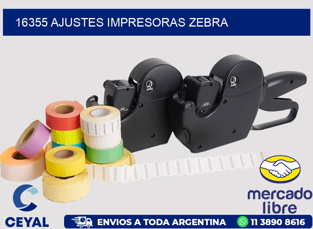 16355 AJUSTES IMPRESORAS ZEBRA
