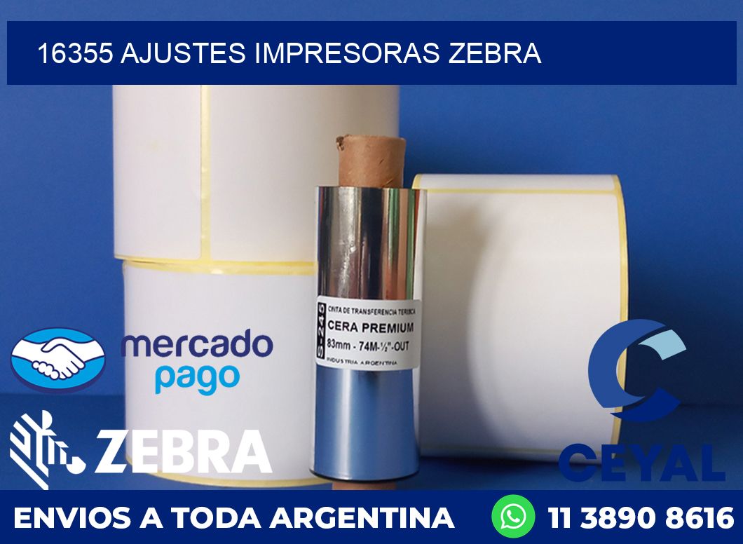16355 AJUSTES IMPRESORAS ZEBRA