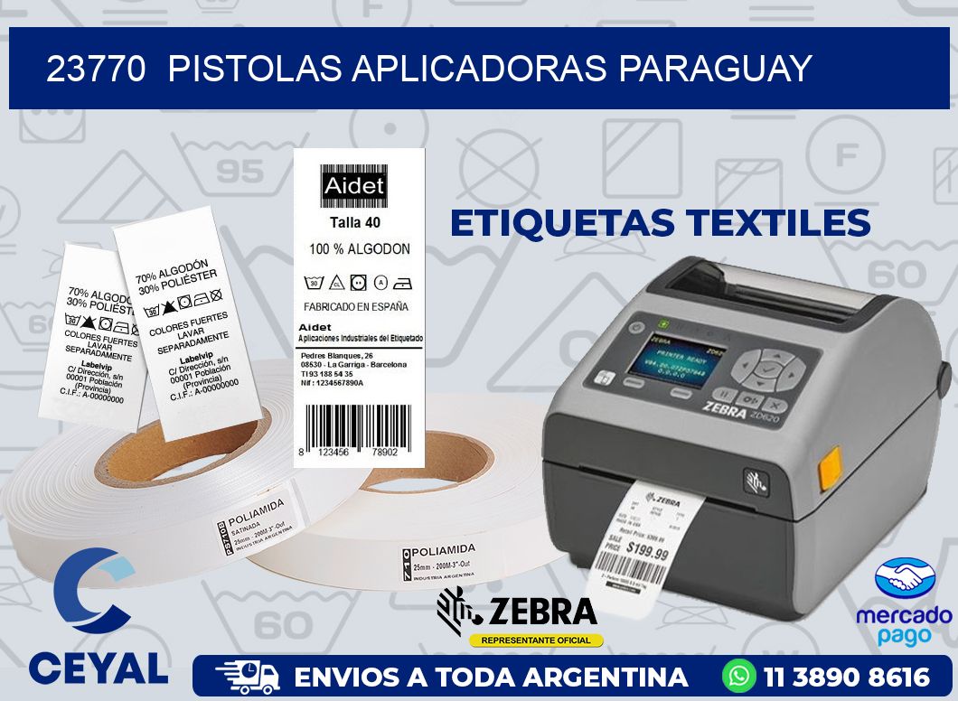 23770  PISTOLAS APLICADORAS PARAGUAY