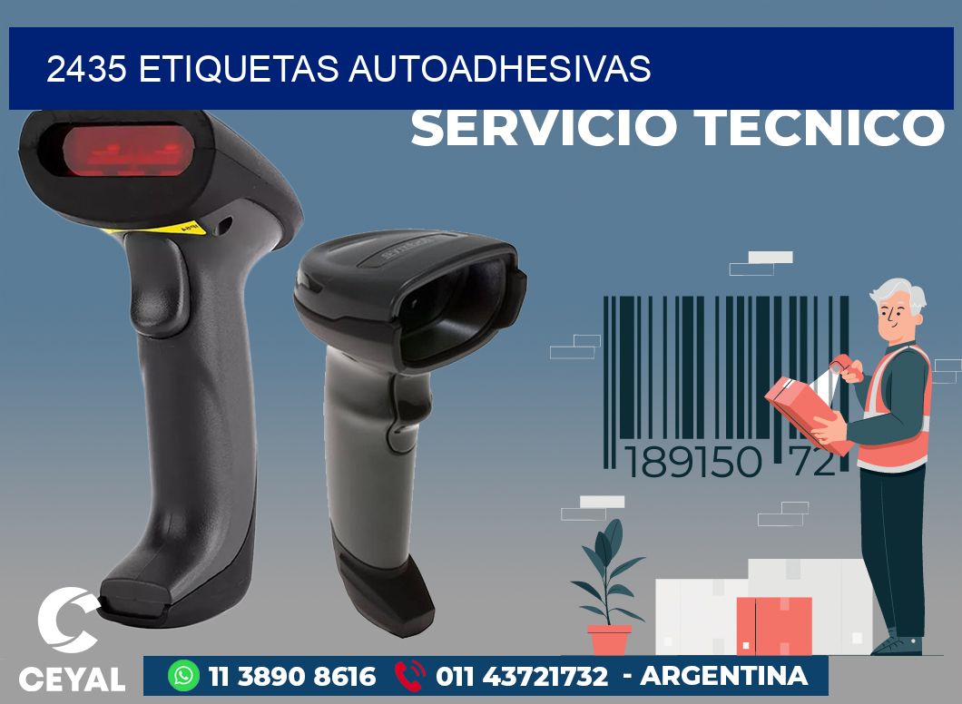 2435 ETIQUETAS AUTOADHESIVAS