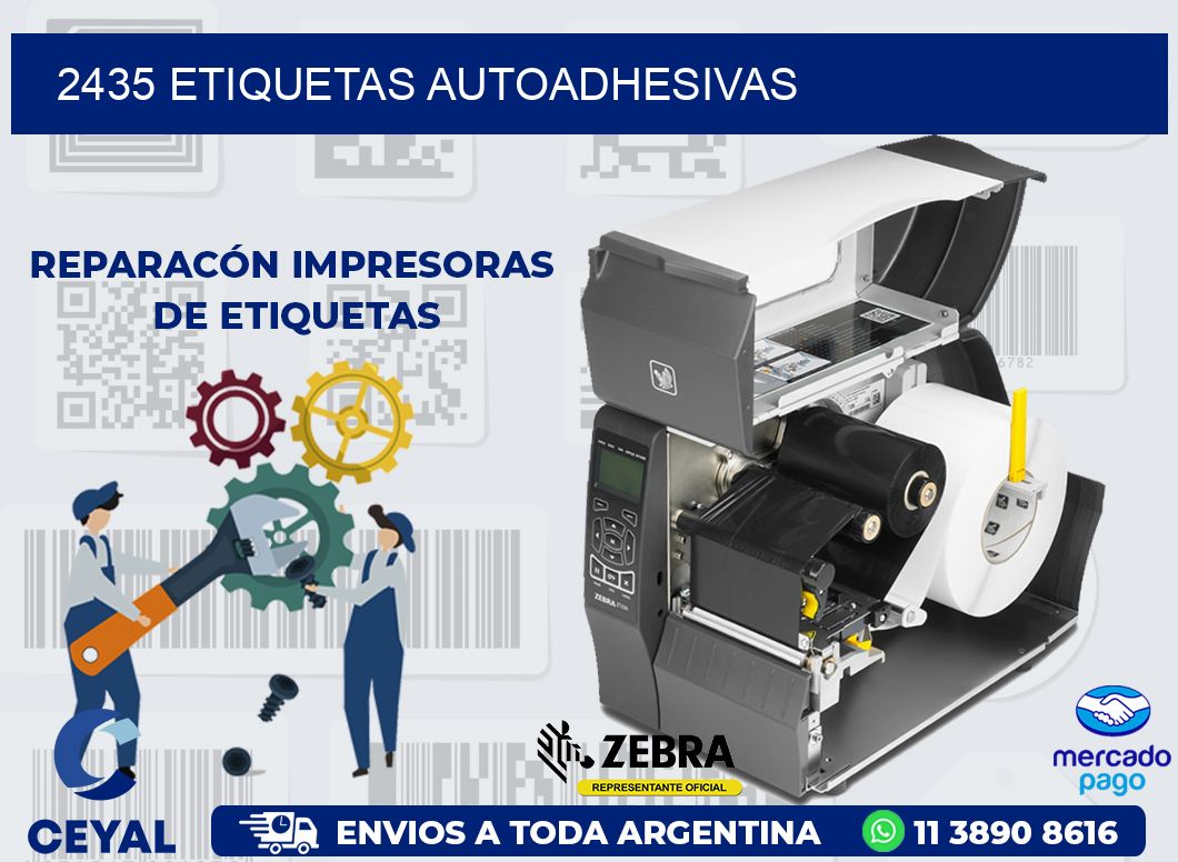 2435 ETIQUETAS AUTOADHESIVAS