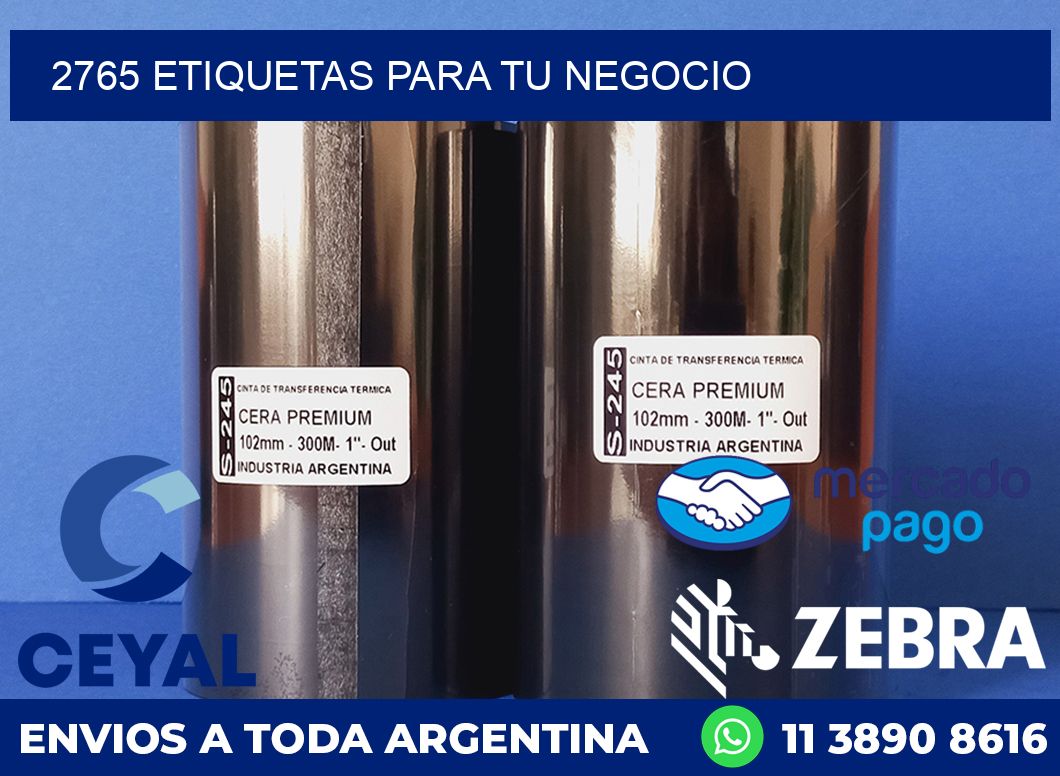 2765 ETIQUETAS PARA TU NEGOCIO