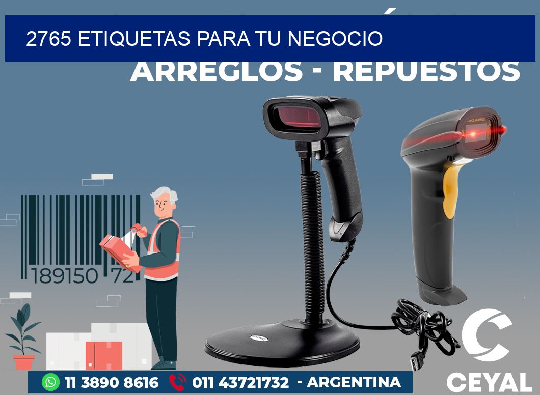2765 ETIQUETAS PARA TU NEGOCIO