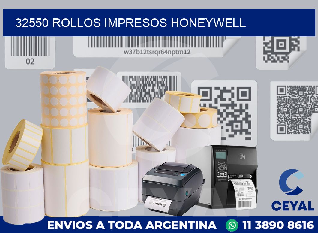 32550 ROLLOS IMPRESOS HONEYWELL