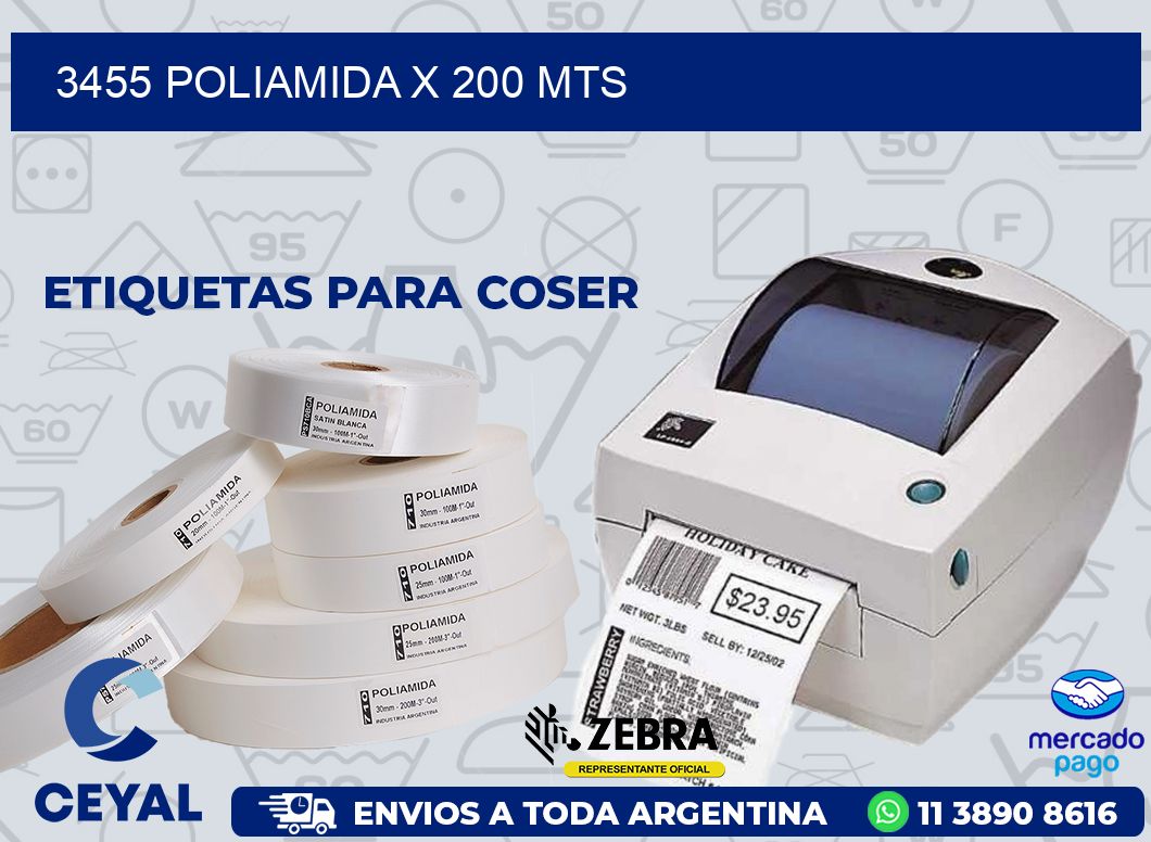3455 POLIAMIDA X 200 MTS