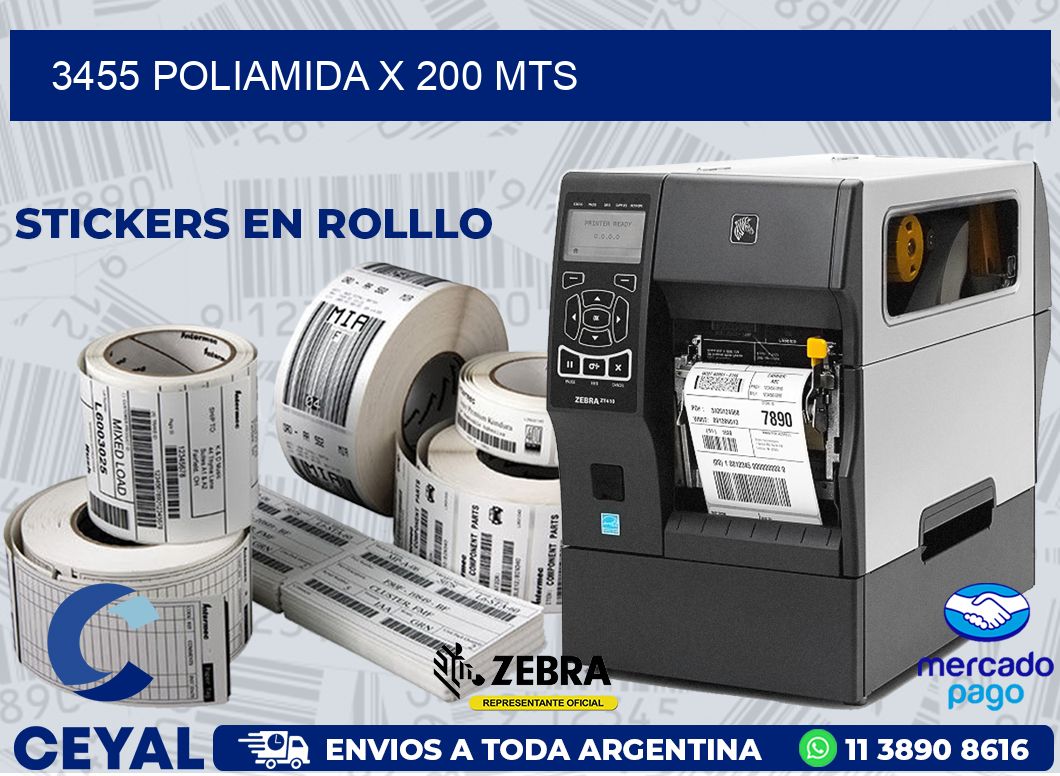 3455 POLIAMIDA X 200 MTS