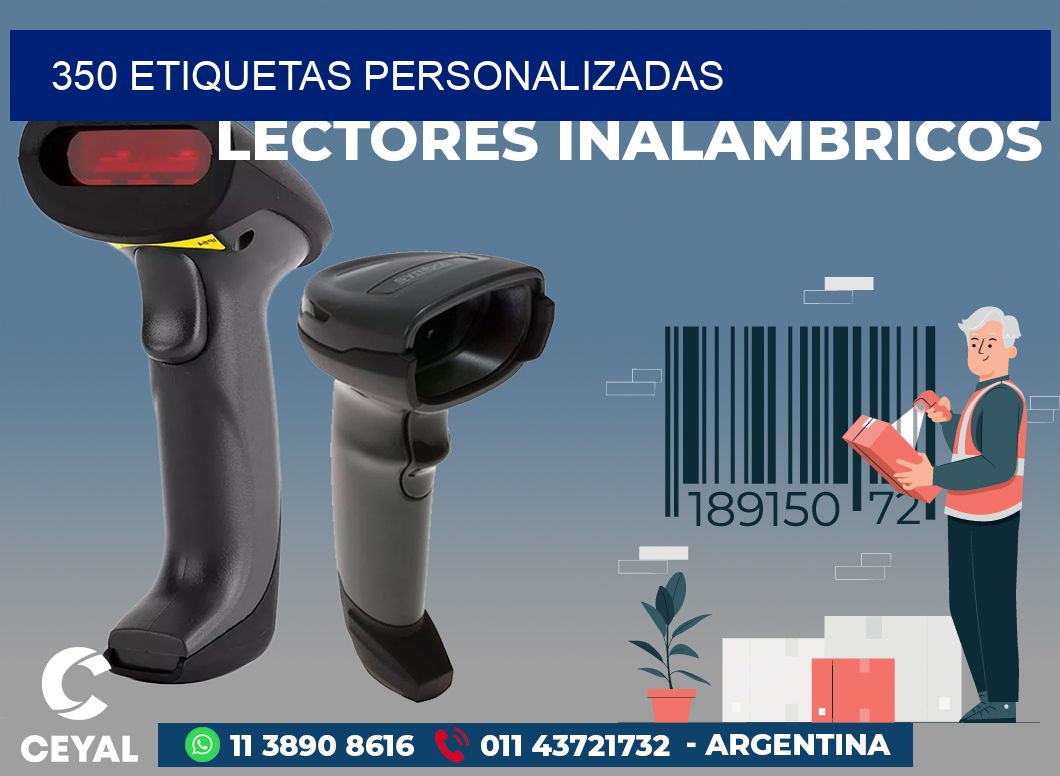 350 ETIQUETAS PERSONALIZADAS
