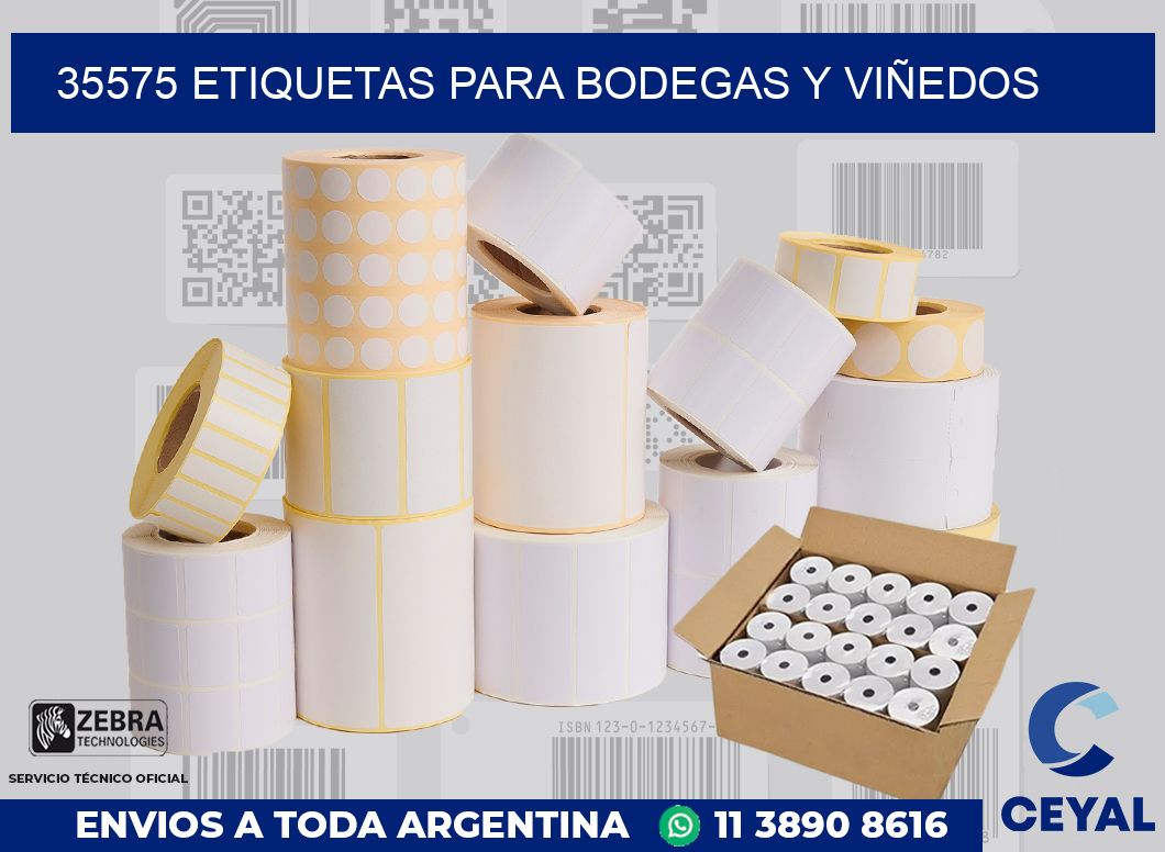 35575 ETIQUETAS PARA BODEGAS Y VIÑEDOS