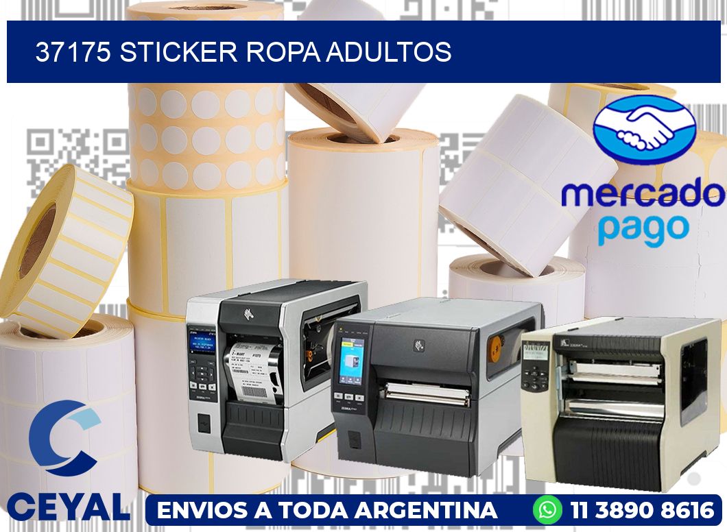 37175 STICKER ROPA ADULTOS