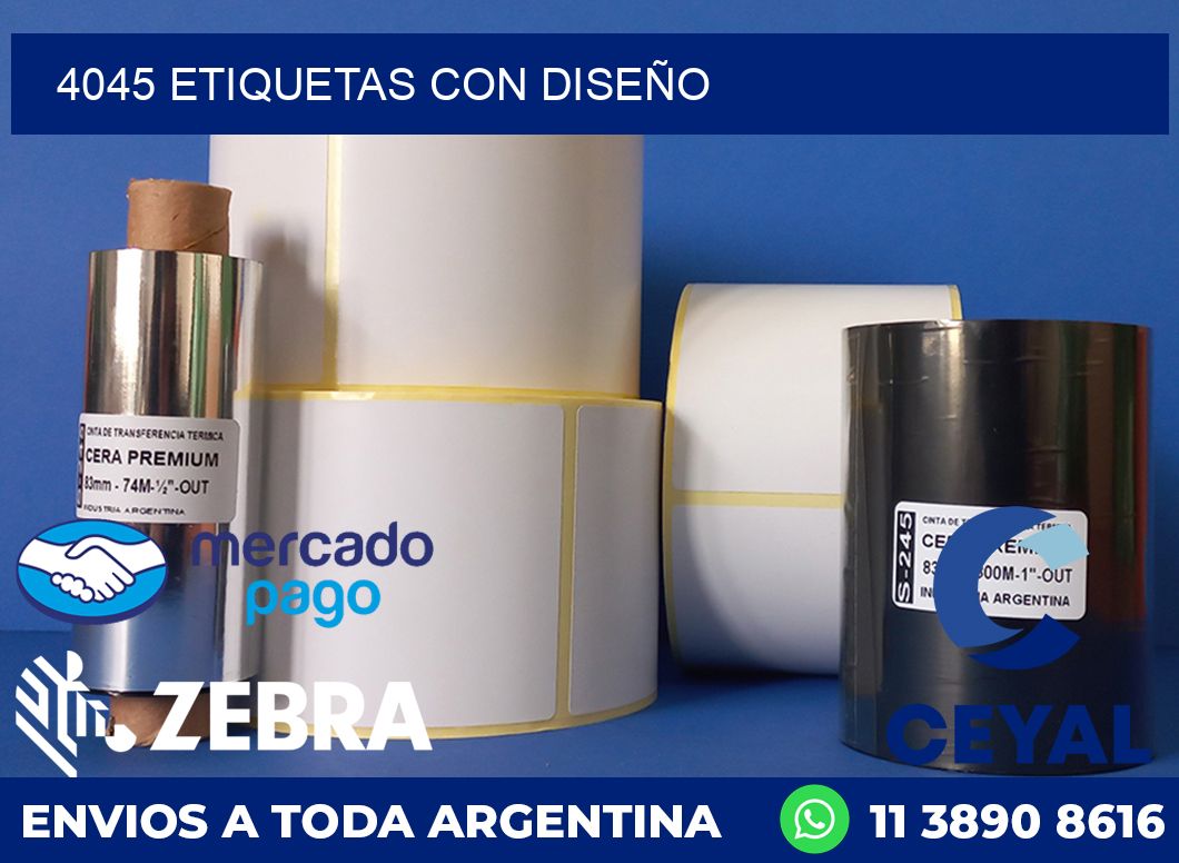 4045 ETIQUETAS CON DISEÑO