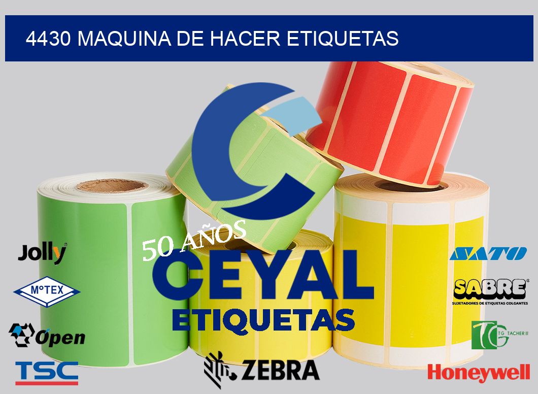 4430 MAQUINA DE HACER ETIQUETAS