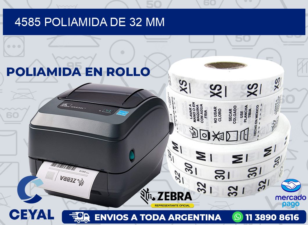 4585 POLIAMIDA DE 32 MM