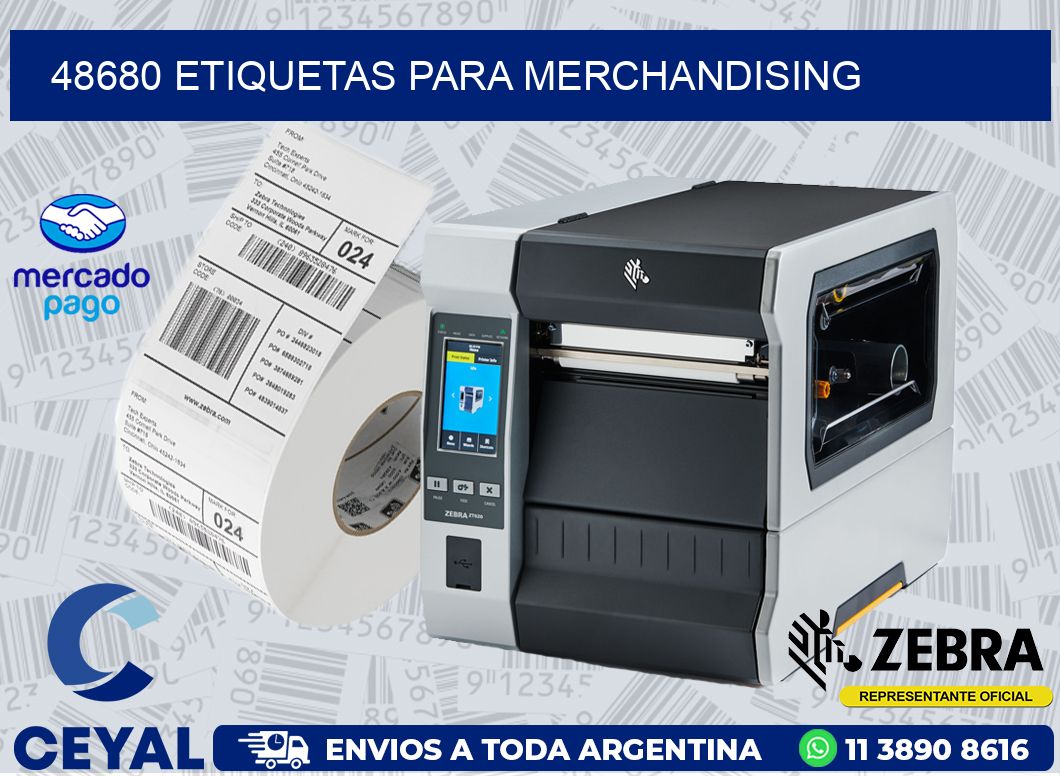 48680 ETIQUETAS PARA MERCHANDISING