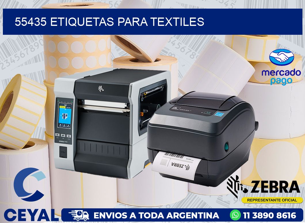 55435 ETIQUETAS PARA TEXTILES
