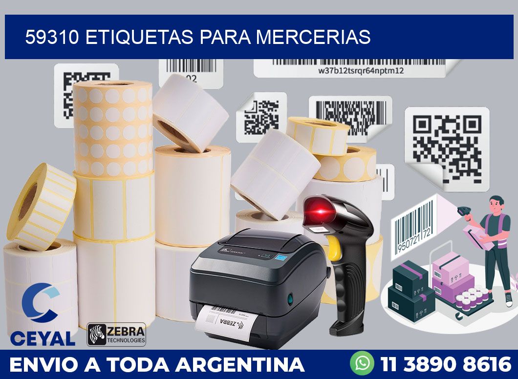 59310 ETIQUETAS PARA MERCERIAS