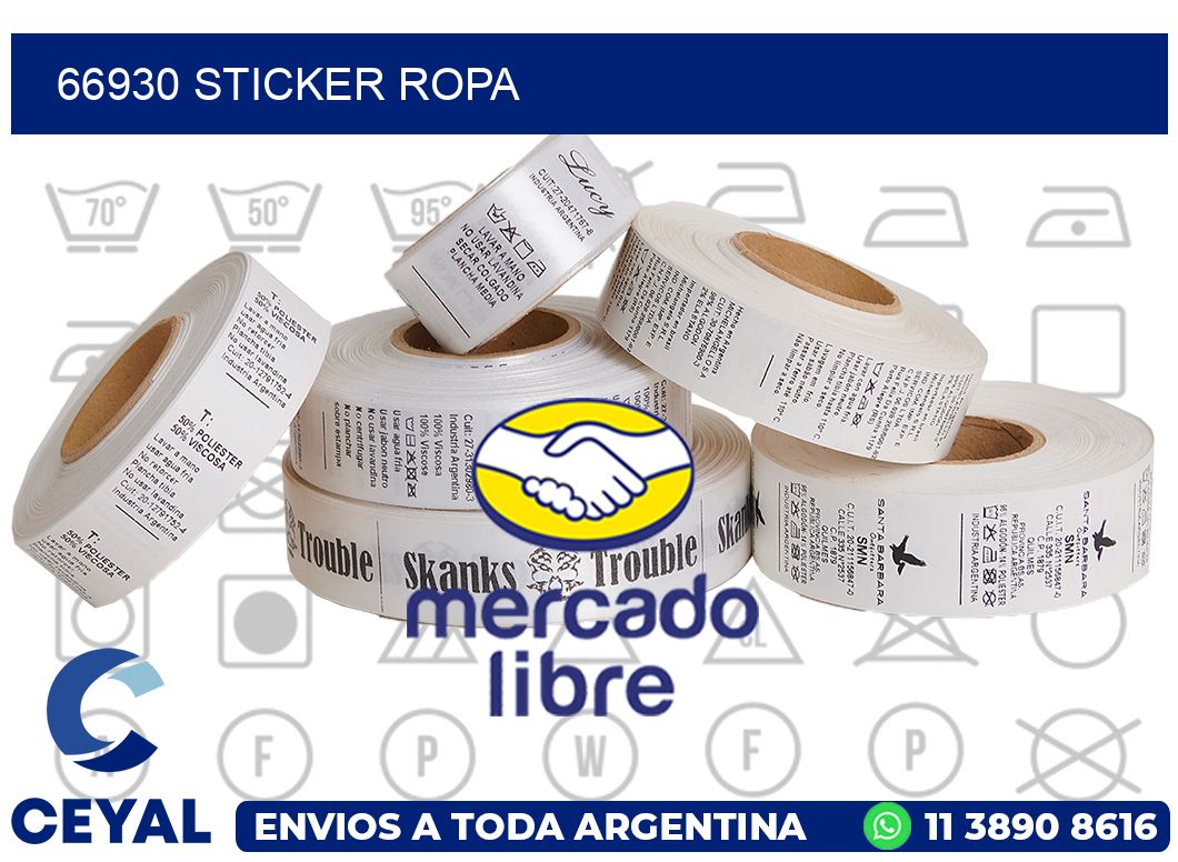 66930 STICKER ROPA
