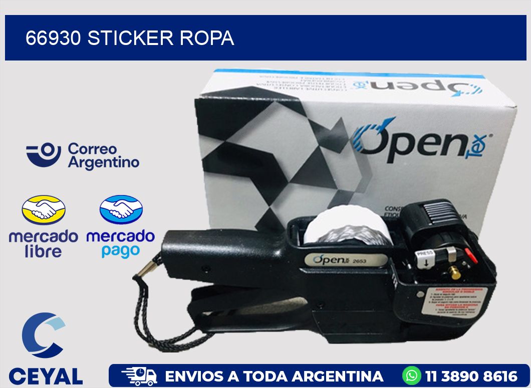 66930 STICKER ROPA