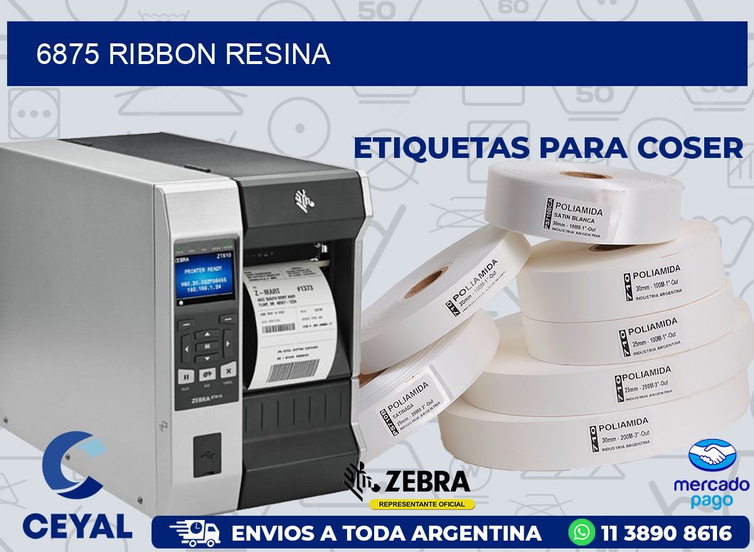 6875 RIBBON RESINA