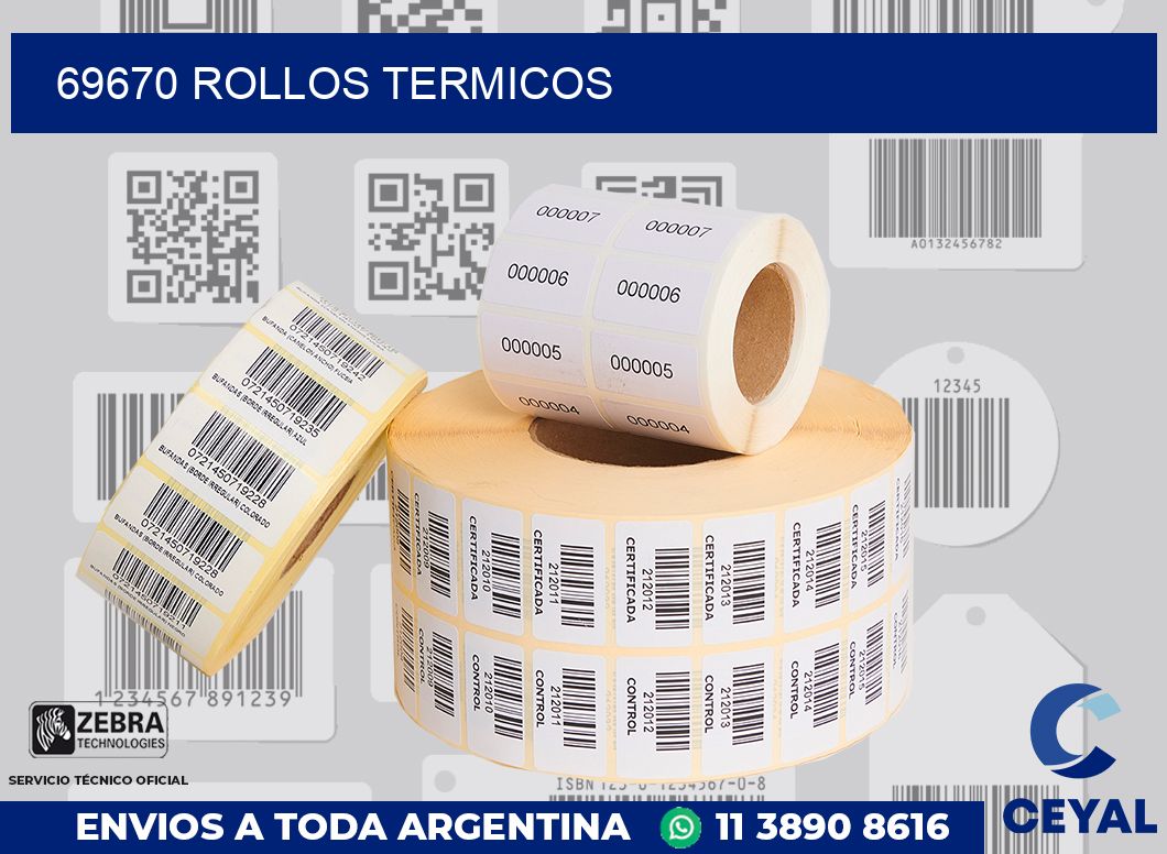 69670 ROLLOS TERMICOS