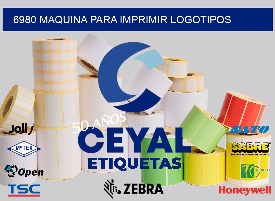 6980 MAQUINA PARA IMPRIMIR LOGOTIPOS