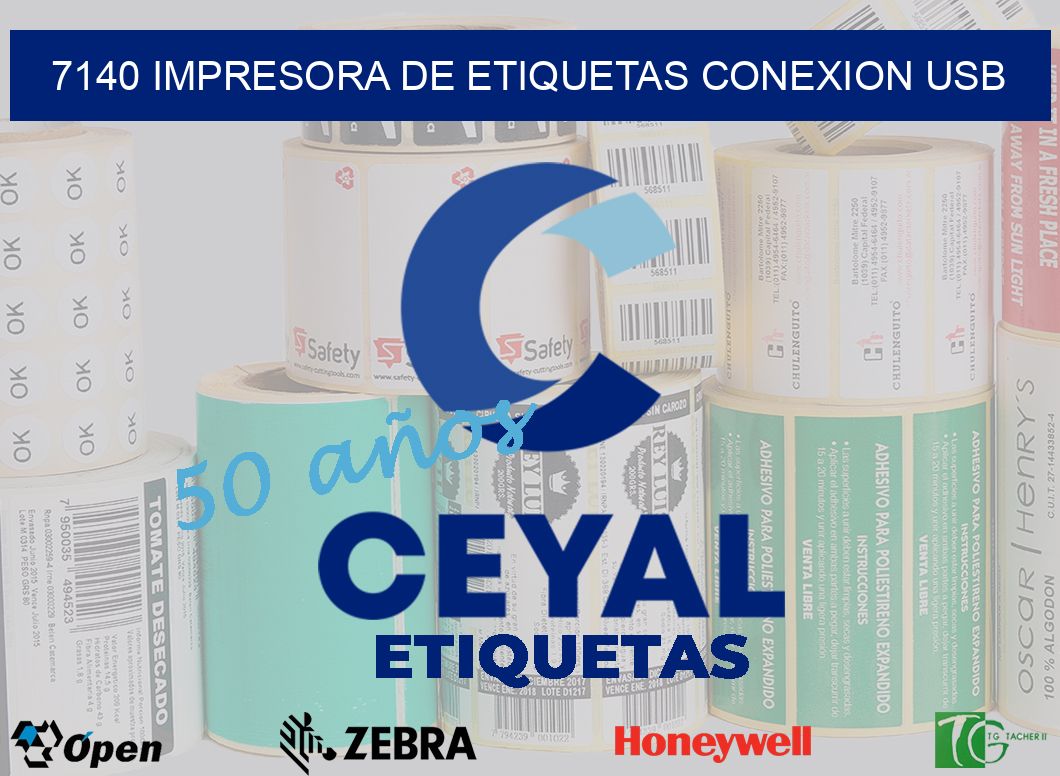 7140 IMPRESORA DE ETIQUETAS CONEXION USB