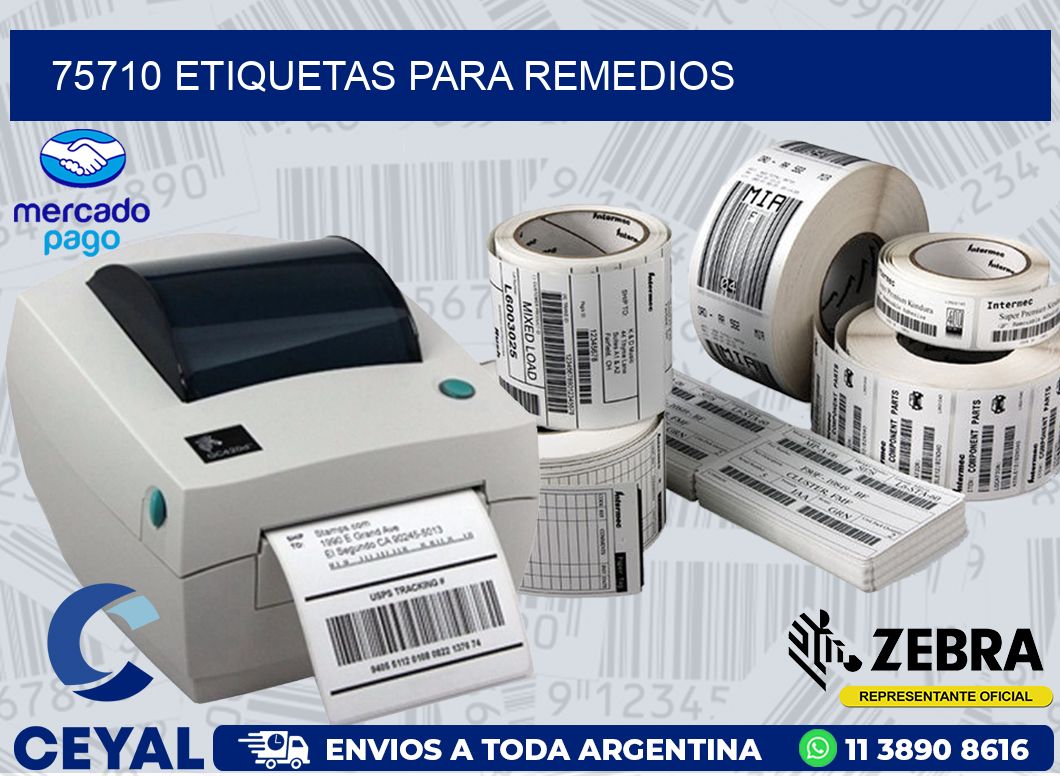 75710 ETIQUETAS PARA REMEDIOS