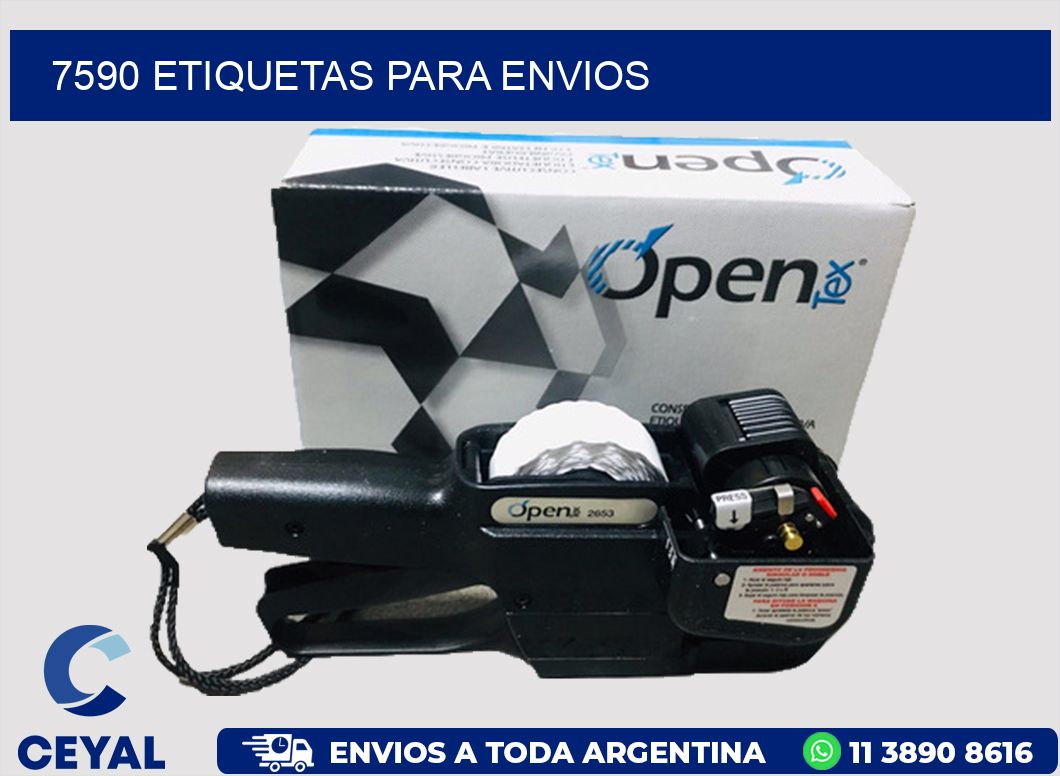 7590 ETIQUETAS PARA ENVIOS