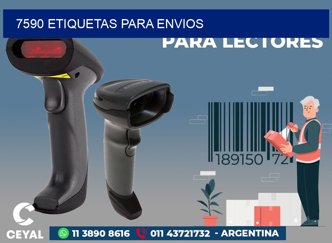 7590 ETIQUETAS PARA ENVIOS