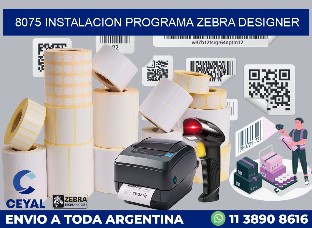 8075 INSTALACION PROGRAMA ZEBRA DESIGNER
