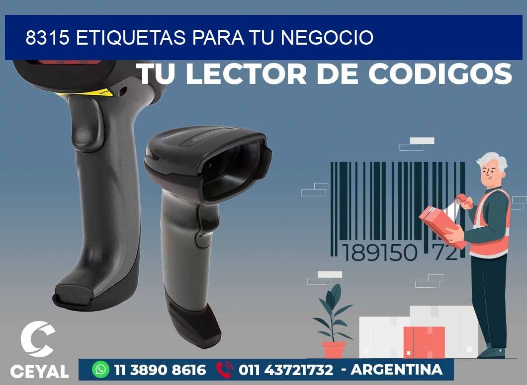 8315 ETIQUETAS PARA TU NEGOCIO