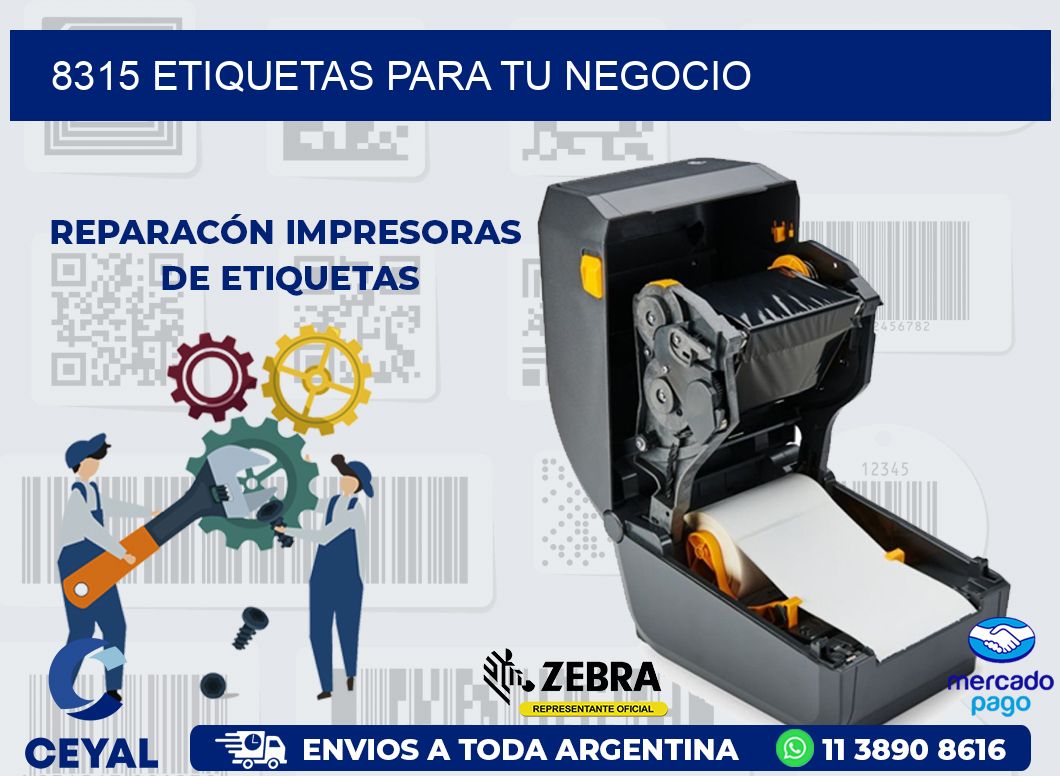 8315 ETIQUETAS PARA TU NEGOCIO