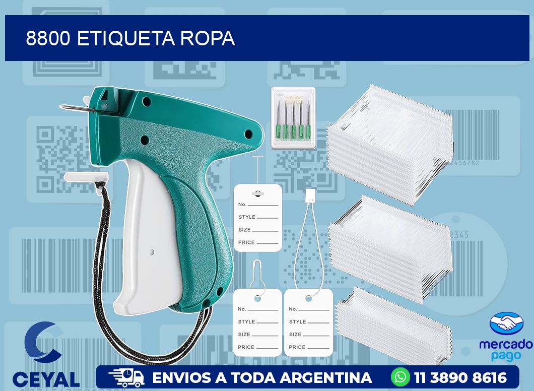 8800 ETIQUETA ROPA