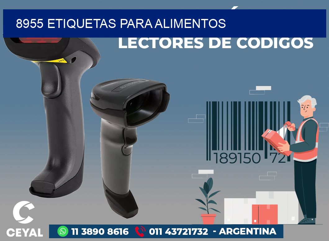 8955 ETIQUETAS PARA ALIMENTOS