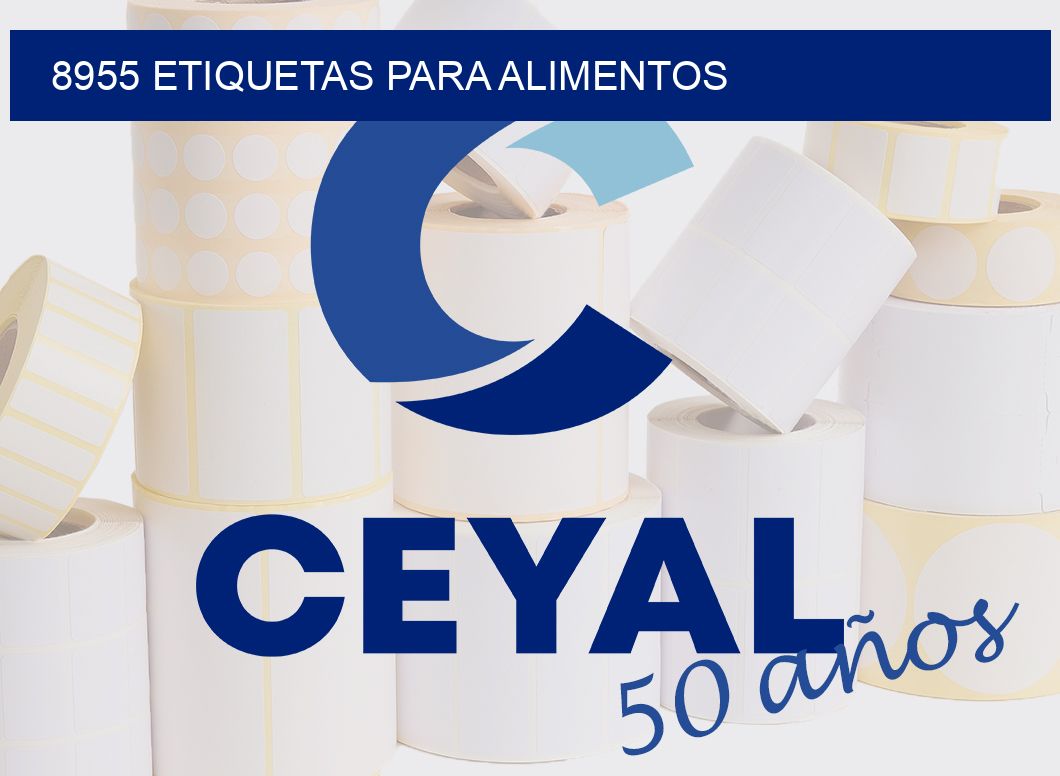 8955 ETIQUETAS PARA ALIMENTOS