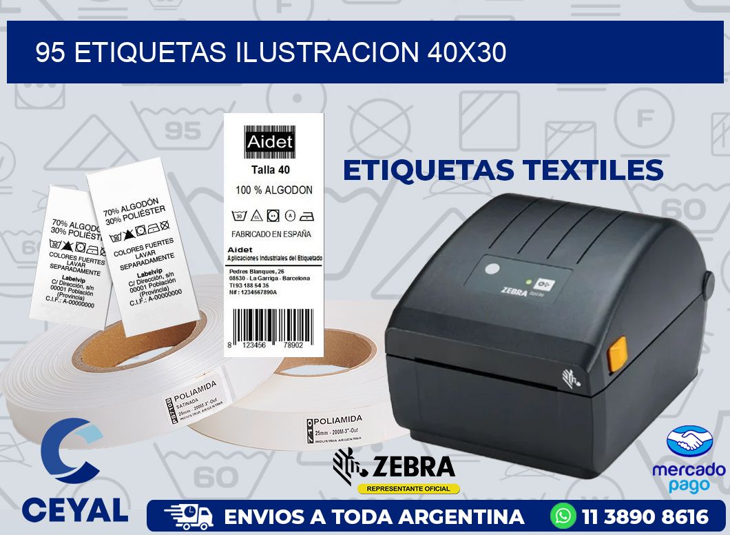 95 ETIQUETAS ILUSTRACION 40X30