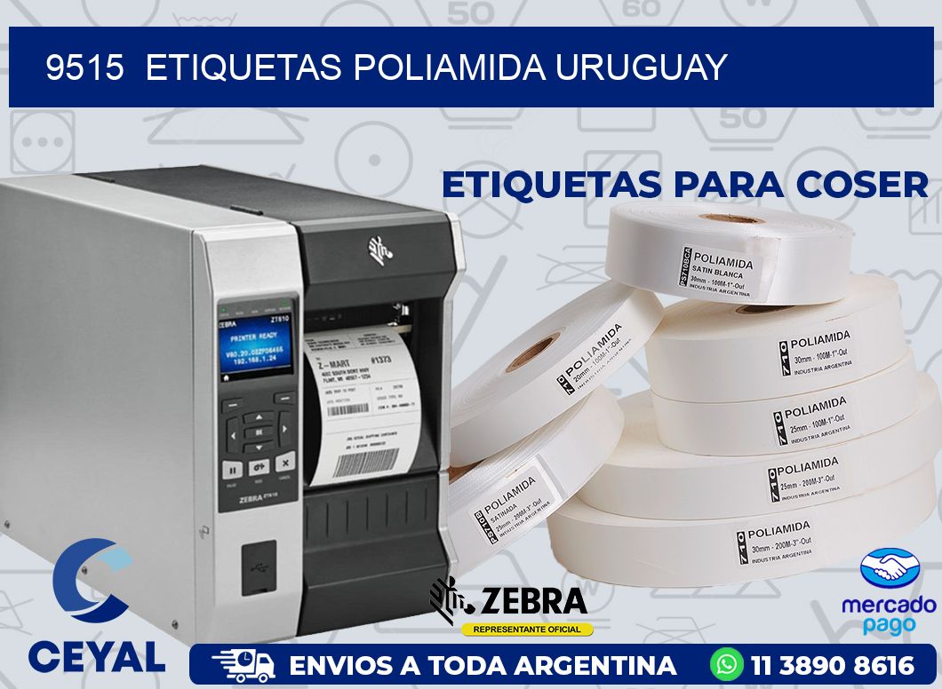 9515  ETIQUETAS POLIAMIDA URUGUAY