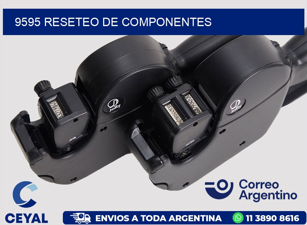 9595 RESETEO DE COMPONENTES