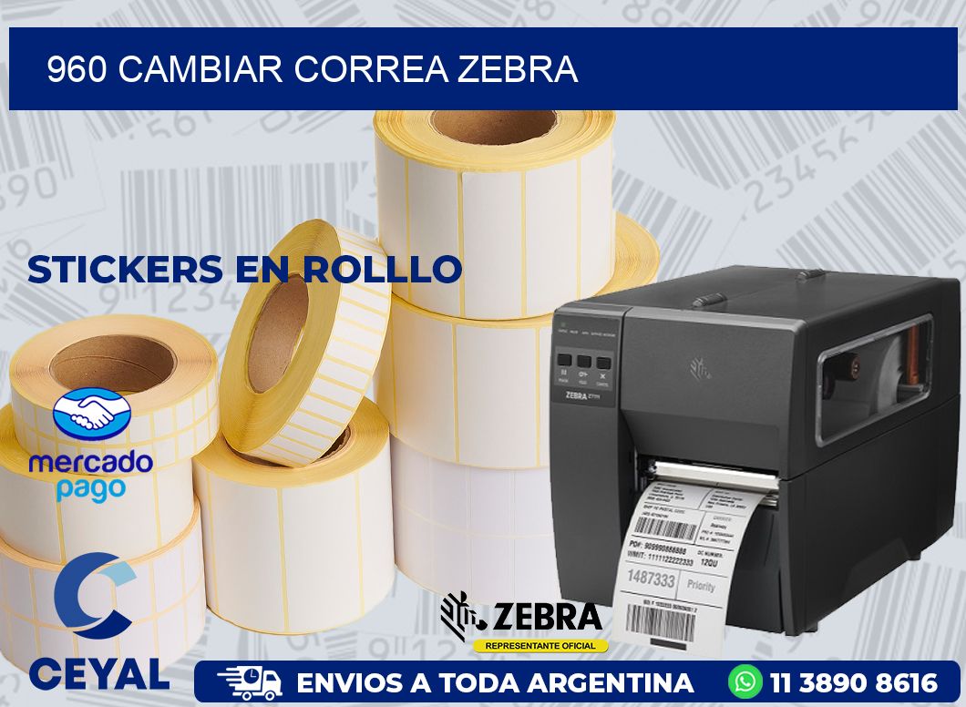 960 CAMBIAR CORREA ZEBRA