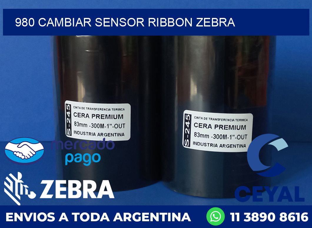 980 CAMBIAR SENSOR RIBBON ZEBRA
