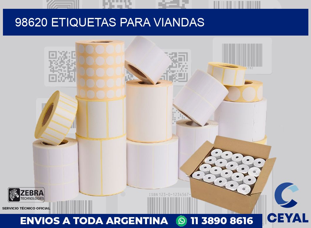 98620 ETIQUETAS PARA VIANDAS