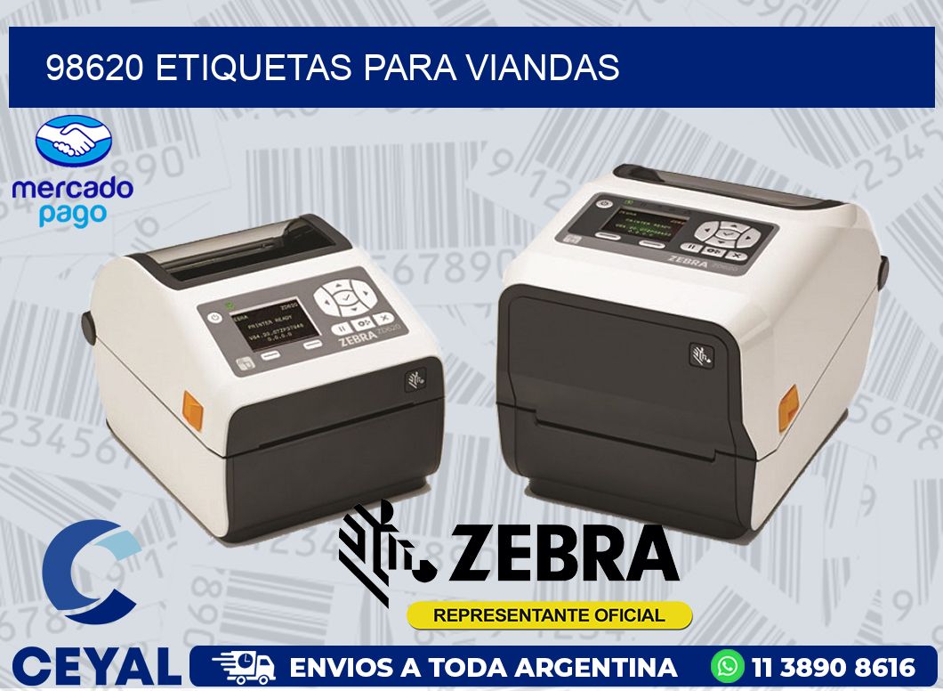98620 ETIQUETAS PARA VIANDAS