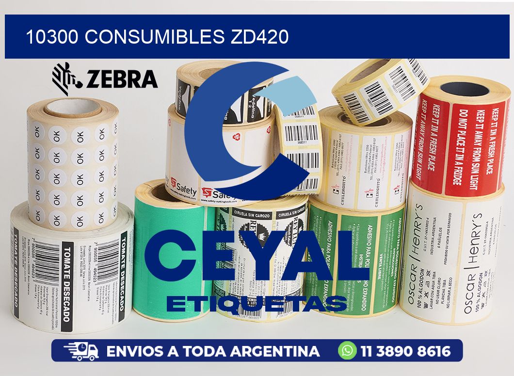10300 CONSUMIBLES ZD420