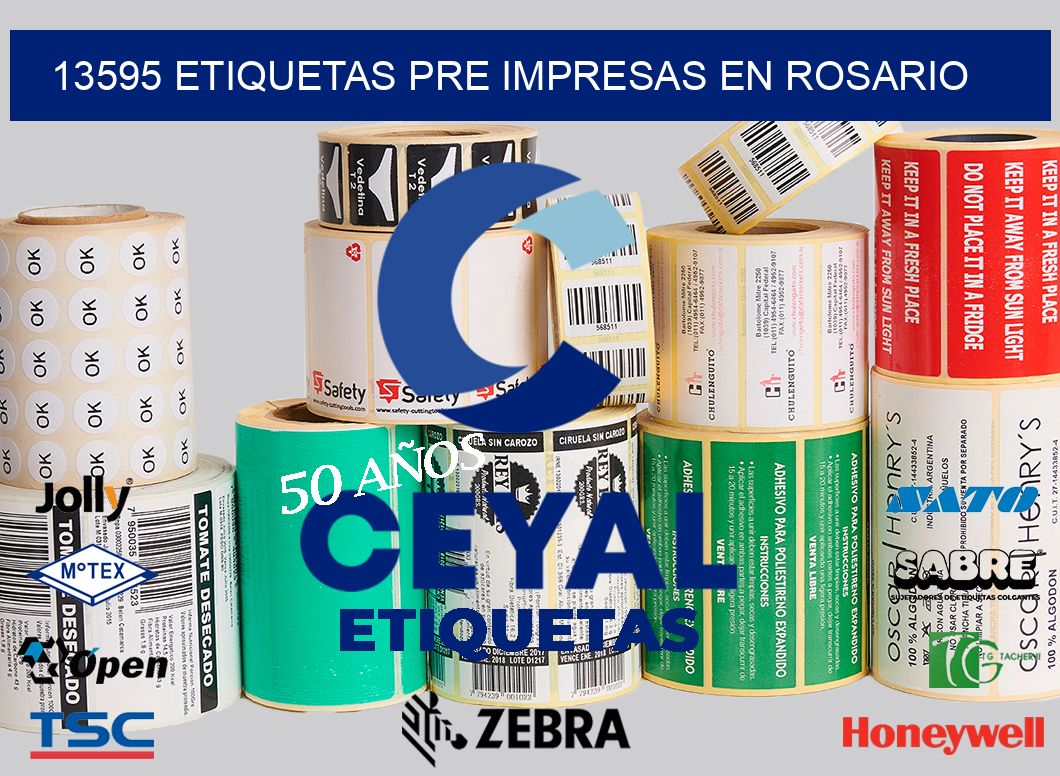 13595 ETIQUETAS PRE IMPRESAS EN ROSARIO
