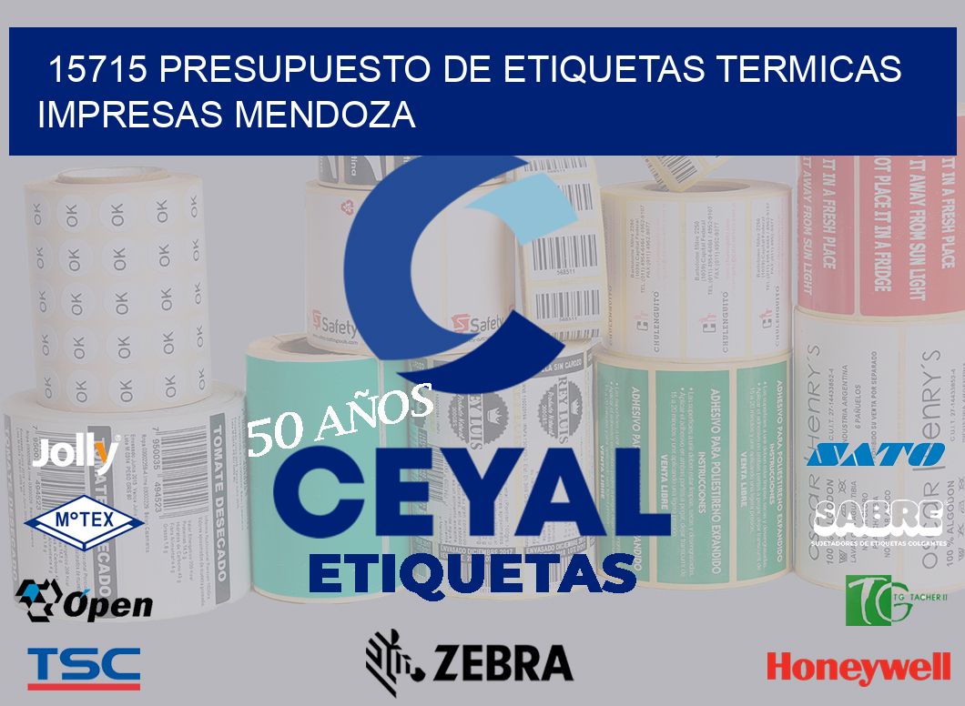 15715 PRESUPUESTO DE ETIQUETAS TERMICAS IMPRESAS MENDOZA