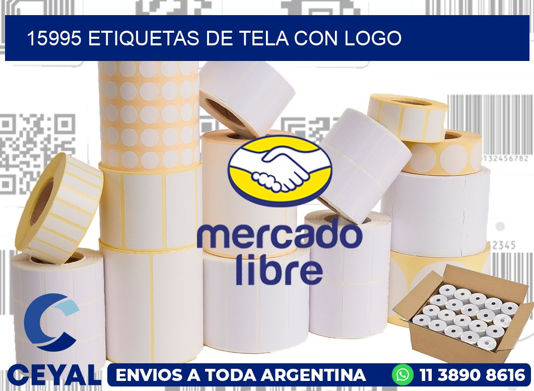 15995 ETIQUETAS DE TELA CON LOGO