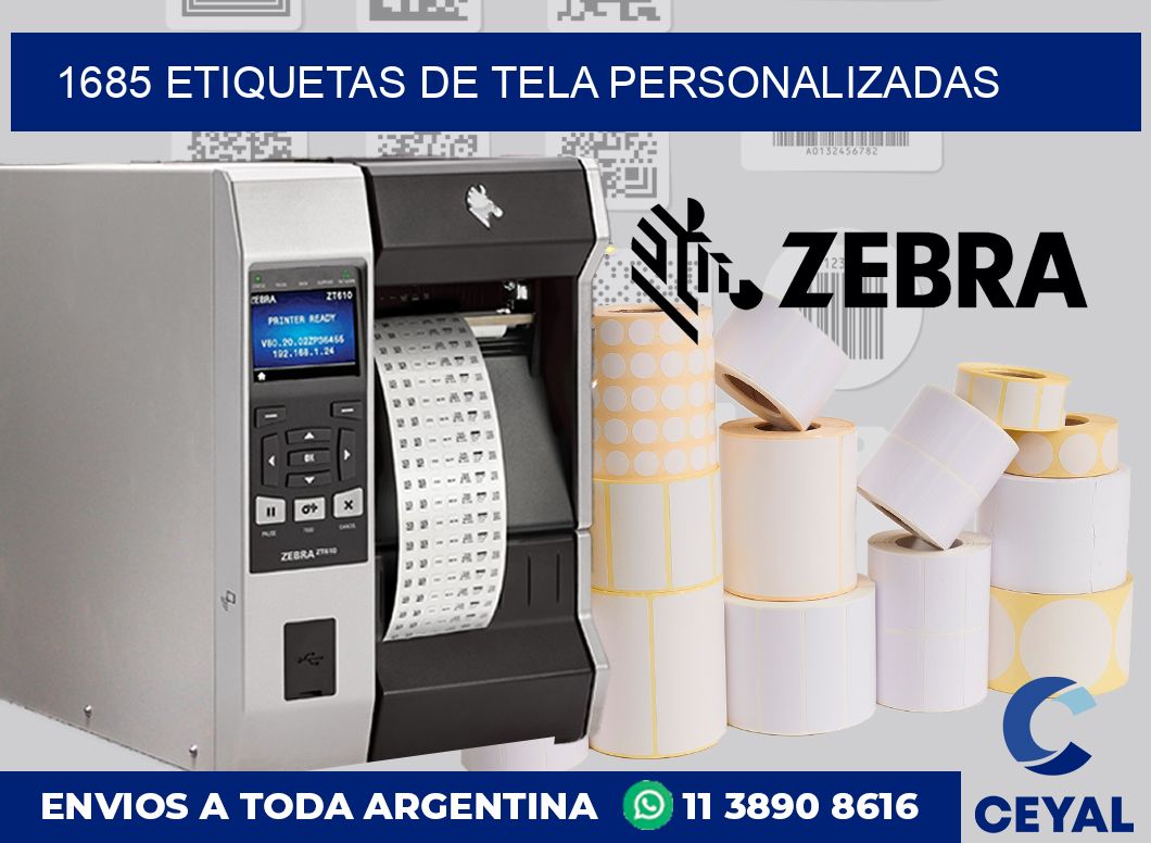 1685 ETIQUETAS DE TELA PERSONALIZADAS