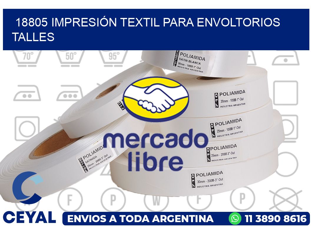 18805 IMPRESIÓN TEXTIL PARA ENVOLTORIOS TALLES