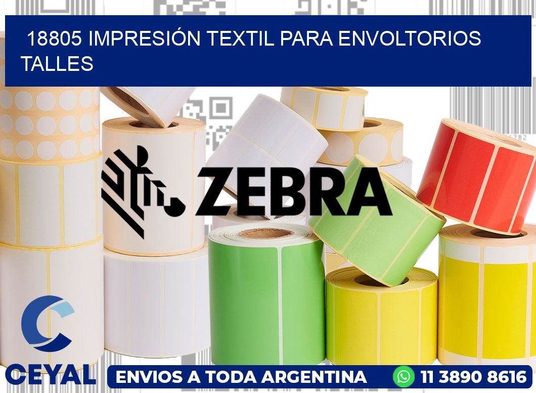 18805 IMPRESIÓN TEXTIL PARA ENVOLTORIOS TALLES